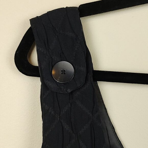 Mango MNG Black Quilted Jumper Fully Lined NWOT - Picture 3 of 8